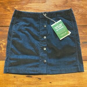 Toad&Co Blue Mini Skirt